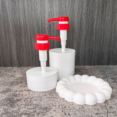 เครื่องปั๊มครีมเสริมความงาม 4cc โดเซจ โลชั่น ปั๊มสกรูสําหรับขวดกลม 33/410